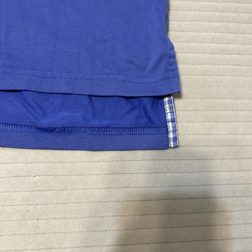 Polo Ralph Lauren Polo Golf Mens 2XL Blue Plaid Collar Classic Pony Logo